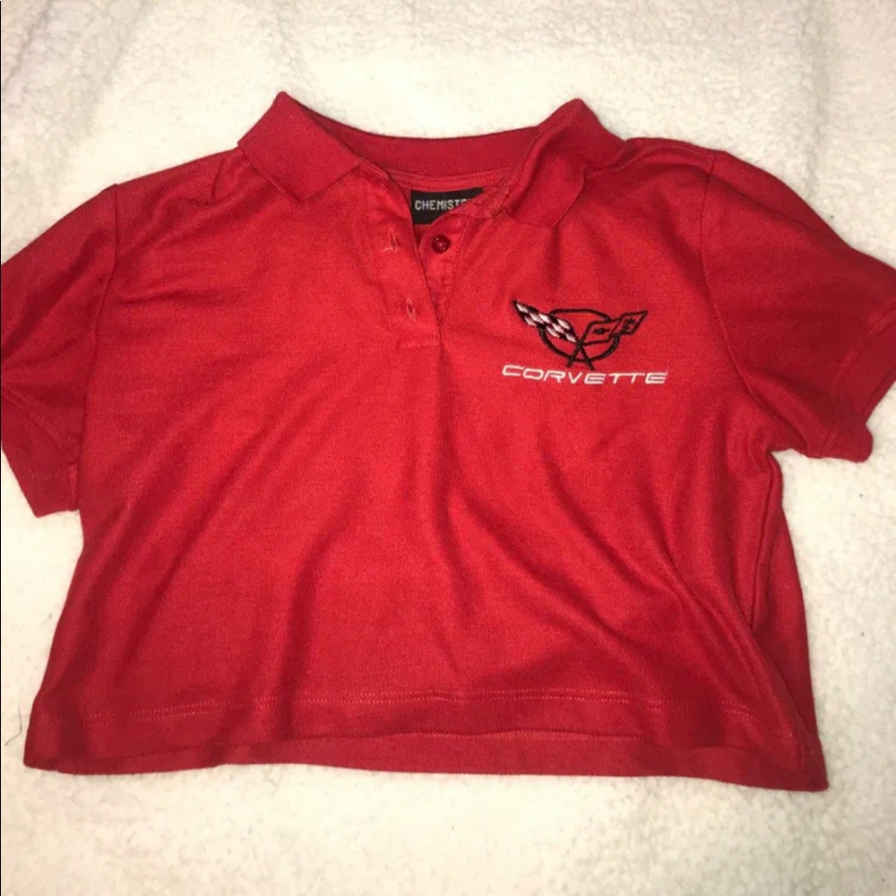 Collared Crop Top